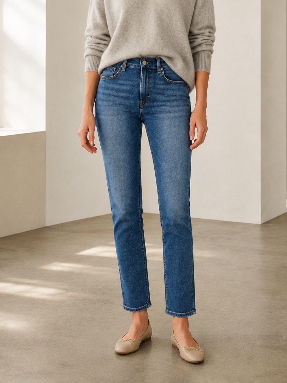 DL1961 Patti Straight High Rise Vintage Jeans 26 Fisher Dark Blue 27 Inseam